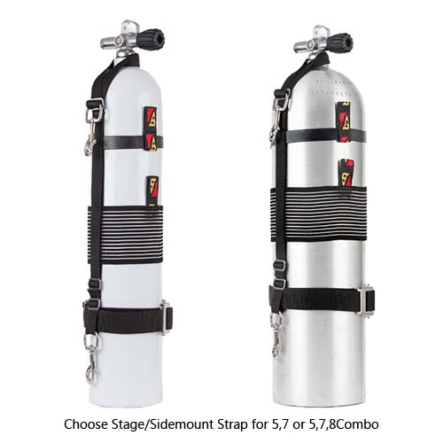 DiveRite Travel Stage/Sidemount Strap for 7" CLY