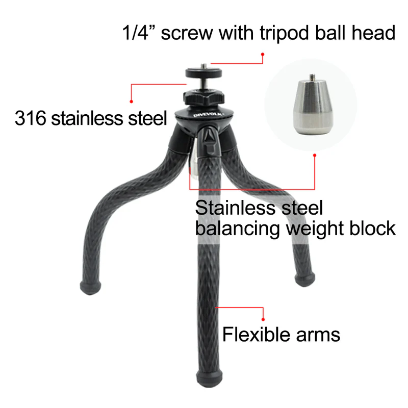 DiveVolk Flexible Tripod
