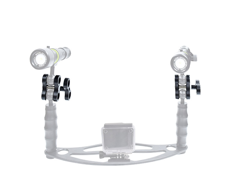 OrcaTorch - Alumium Ball Joint Clamp - Double