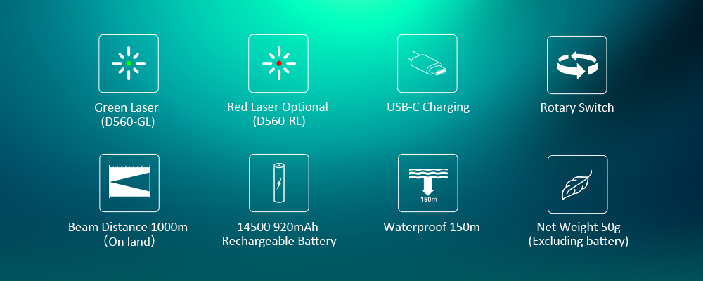 OrcaTorch - D560 Laser Light