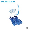 Tusa UP-0101 Mask, Snorkel, Fin SET