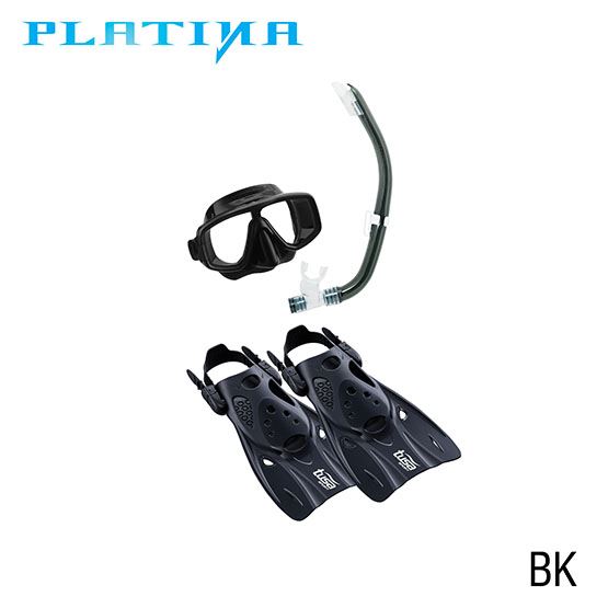 Tusa UP-0101 Mask, Snorkel, Fin SET