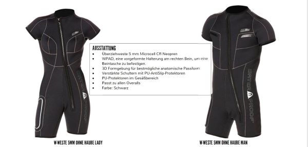 Waterproof W-Series Overvest 5mm with Hood