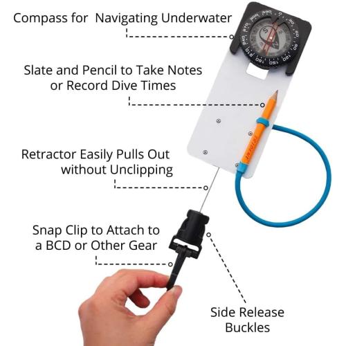 Trident Retractor Compass/Slate