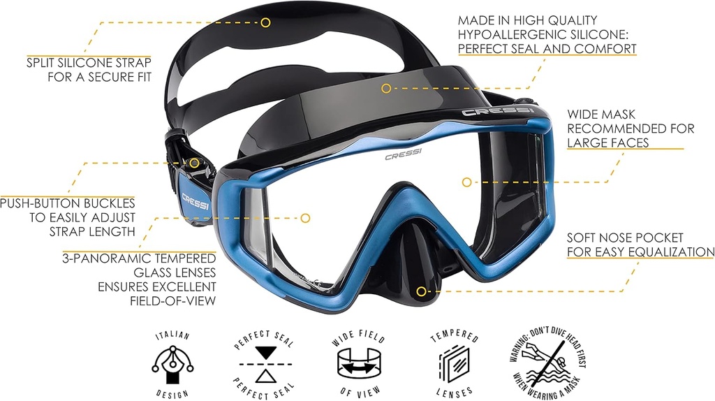 Cressi Liberty Triside Mask
