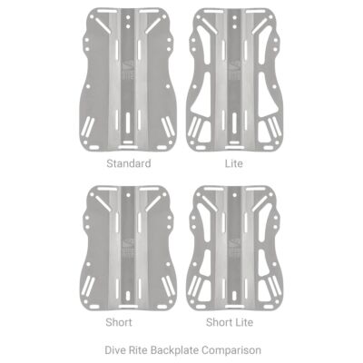 DiveRite Backplate Stainless Steel - XT Lite 
