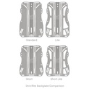 DiveRite Backplate Stainless Steel - XT Lite 