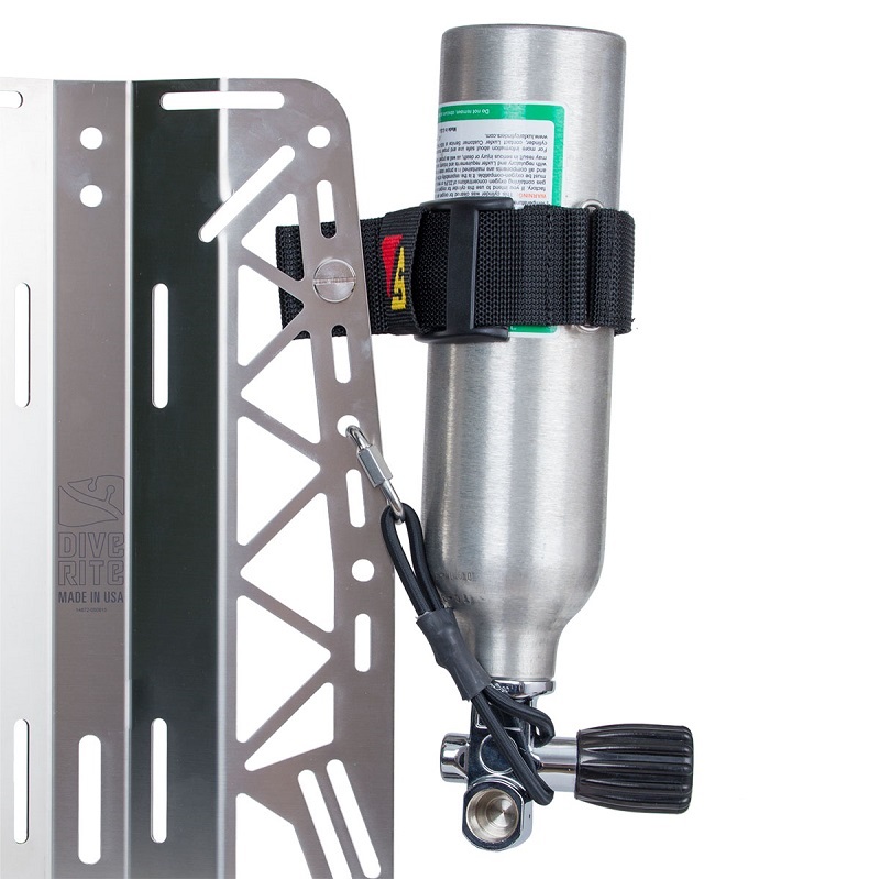 DiveRite Drysuit Inflation Bottle Mount 6 Cuft Tank