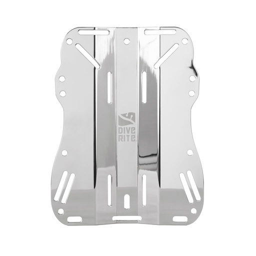 [BC2120] DiveRite Backplate Stainless Steel - Short